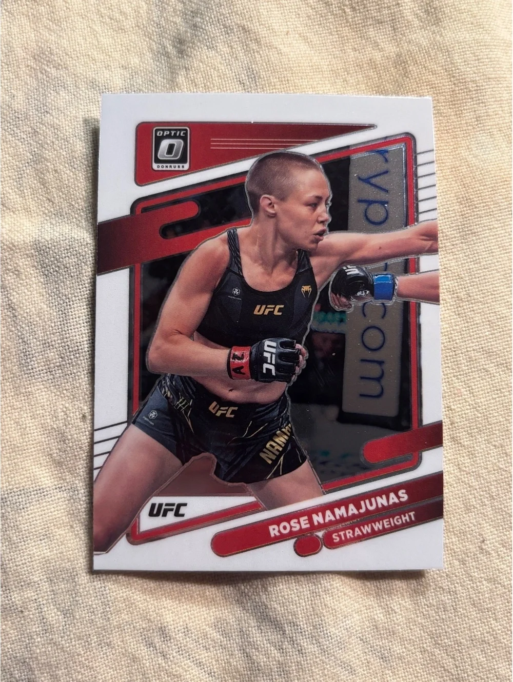 2022 Panini Donruss Optic UFC Rose Namajunas Strawweight #90